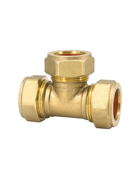加厚卡套接头15mm/22mm铜管厂家