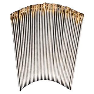 缝衣针 免穿线手缝针 包邮盲人针金尾银尾绣花针被子针大小老人针