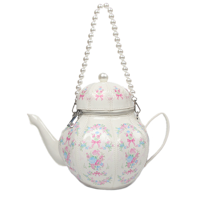 2026新款粉色洛丽塔茶壶斜挎包