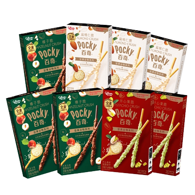 格力高涂层饼干零食大礼包