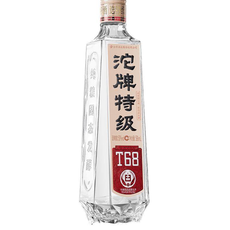 舍得酒业沱牌 特级 T68 浓香型 白酒 50度 588ml 单瓶装
