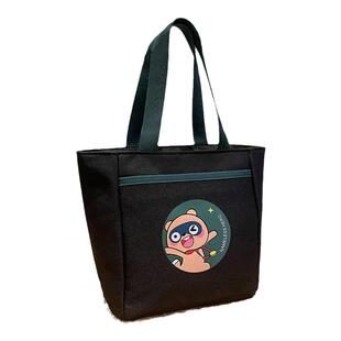 日式高颜值保温饭盒袋大容量防水防油便当包上班族小拎包手提袋子