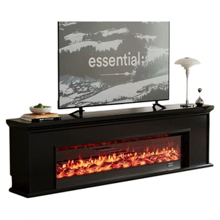 电子仿真火焰法式壁炉芯装饰柜美式别墅客厅定制火光取暖器电视柜