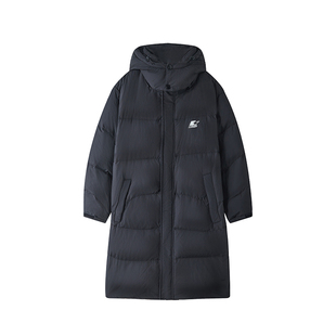 lemanism加厚中长款羽绒服男士白鸭绒冬季2024新款情侣连帽外套女