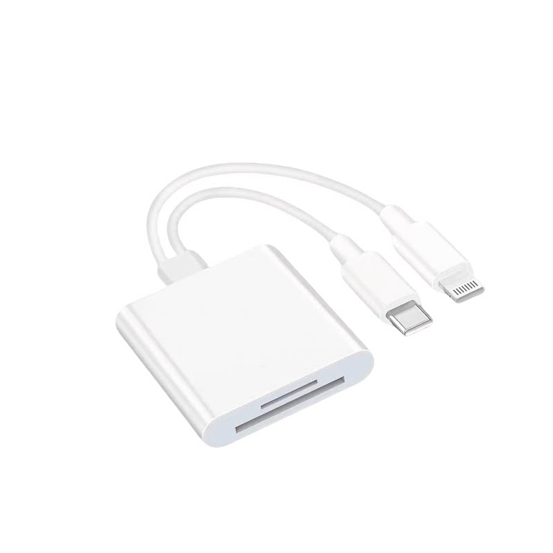 适用苹果手机SD/TF读卡器
