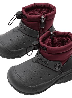书萌儿童防水防滑雪地靴保暖