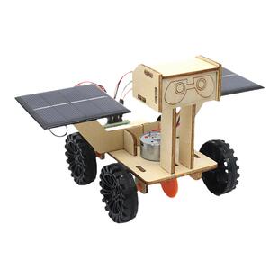diy科技小制作太阳能火星探测车创客教育学具袋手工材料拼装模型