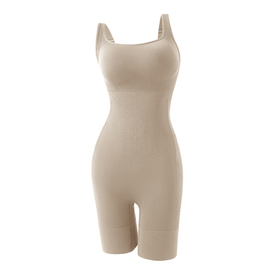 黑巧曲线主义塑身连体衣收腹提臀