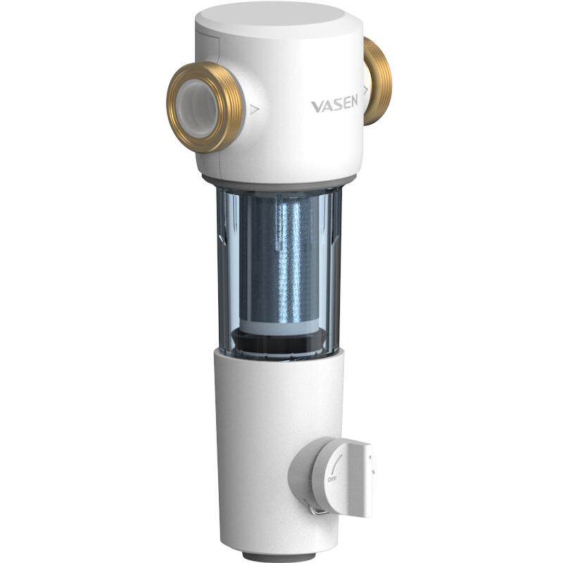 VASEN伟星前置过滤器反冲洗自来水管道过滤器家用4吨大流量经典型