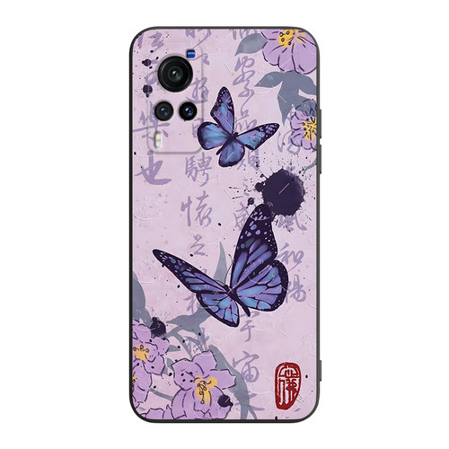 昊淘适用于vivox60直屏版手机壳v2046a不撞款x60t硅胶软外壳。维沃X60全包设计V2046A好看viwox60防摔软套