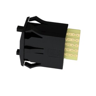 KSA-2编码数字开关8421C拨码拨盘5个镀金触点A 面板1/2/3/4位黑色