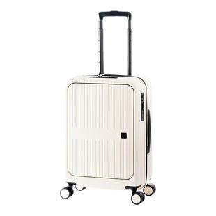 Asia Luggage新款One Touch前开盖电脑袋行李箱万向静音轮拉杆箱