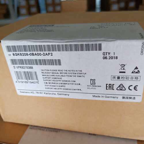 议价6GK5208-0BA00-2AF2西门子XF208电气交换机模块6GK52O8OBAOO2