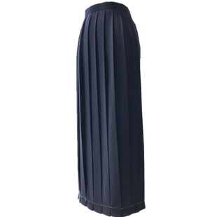 原创不良JK制服裙水手服优等生中长裙基础款纯色日系高腰百褶裙
