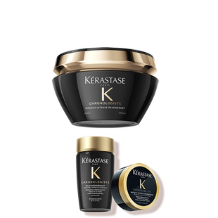 【官方正品】卡诗海源黑钻发膜黑钻洗发水修护柔顺套装