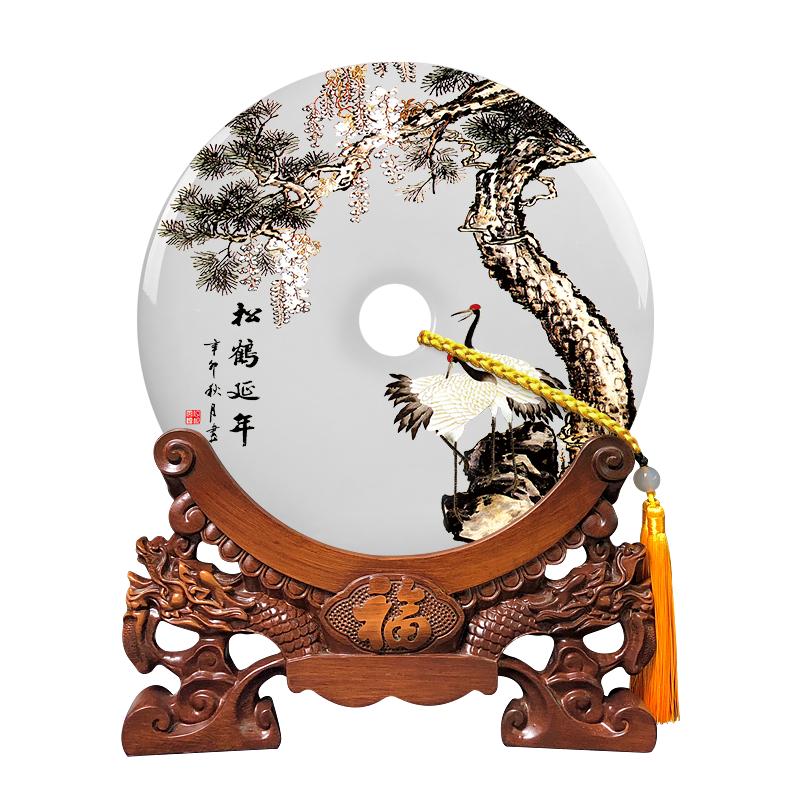 父母生日天然玉石实用寿山石摆件