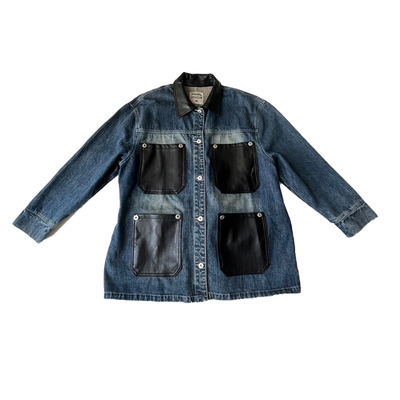 Studio1till8复古洗黄牛仔外套