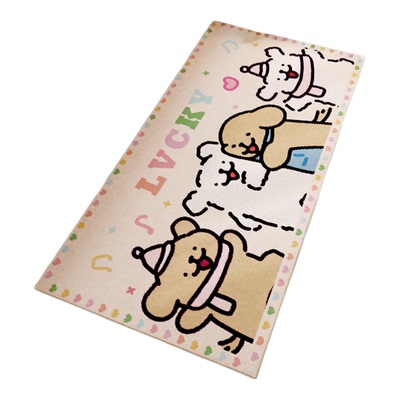 可擦洗卧室床边地毯防滑儿童地垫