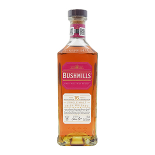 百世醇BUSHMILLS布什米尔16年单一麦芽爱尔兰威士忌洋酒700ml40%