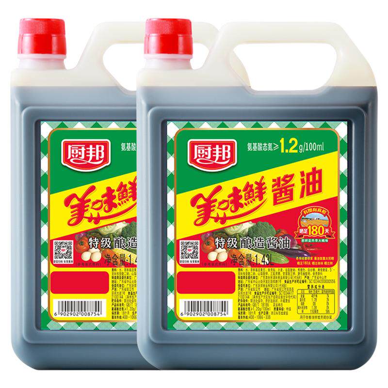 厨邦特级鲜生抽1.92kg*2