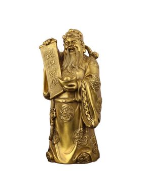 纯铜财神爷摆件招财文财神像佛像