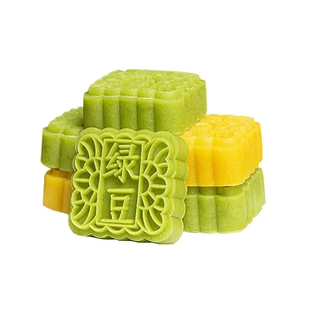 冰皮绿豆糕风味传统糕点地方特产好吃的老式正宗休闲食品健康零食