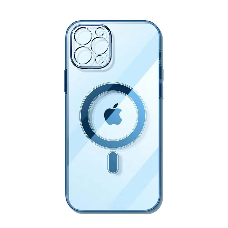 适用奢华透明磁吸magsafe苹果16Plus手机壳iPhone15自带镜头膜12电镀软壳17promax防摔xs无线充