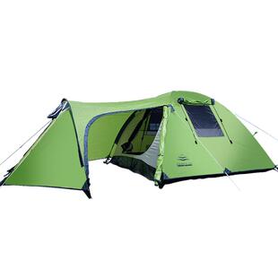 EUSEBIO帐篷户外3一4人一室一厅双层防雨防晒2人露营过夜隧道帐篷
