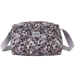 Frazzil/法姿女包斜挎包休闲帆布包原创花色小单肩软包轻便妈妈包