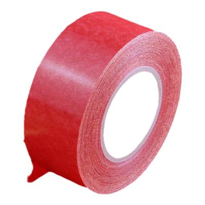 红色布基双面胶贴春联对联双面胶撕下不留痕迹墙贴胶带婚庆婚房装饰气球喜字福年字画高粘度强力固定前面专用