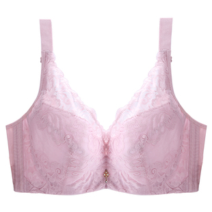 奥维丝丽内衣女大胸显小聚拢调整型收副乳防下垂上托文胸侧收薄款