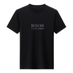 皮尔卡丹正品高端男士短袖t恤夏季冰丝圆领体恤休闲汗衫上衣男装T