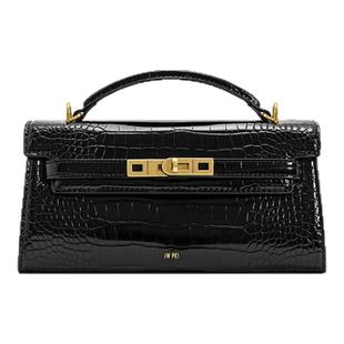 JW PEI手提包Noor鳄鱼纹凯莉包新款高级手提斜挎包女士包包2T273