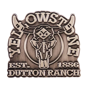 美剧黄石达顿牧场logo复古徽章DuttonRanch标志胸针影视周边礼物