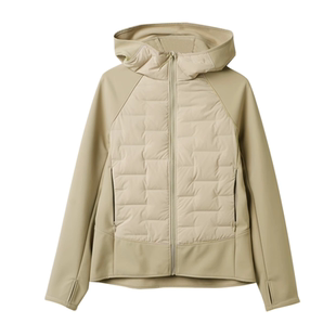 户外运动风 女士修身轻薄连帽羽绒服 保暖内胆 90白鹅绒 冬款女装
