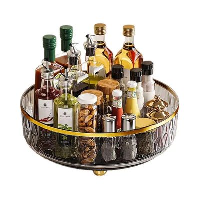 厨房调料置物架旋转收纳