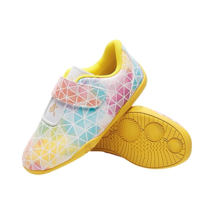 儿童武术鞋男女童秋冬新款魔术贴防滑牛筋底比赛训练专业练功鞋