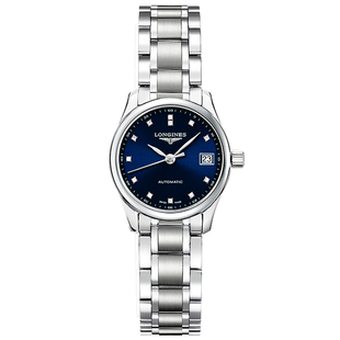 Longines浪琴女表名匠系列日历时尚手表钢带机械表L2.128.4.97.6