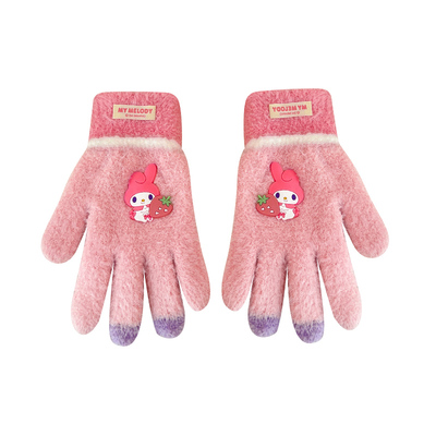 儿童卡通全指手套防风保暖五指套