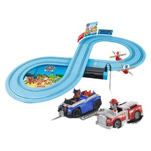 正版汪汪队立大功Carrera卡雷拉电动轨道车男孩儿童玩具汽车警车