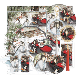 南漫社正版 魔道祖师动画周边《岁载四景》冬 立牌徽章流苏挂件