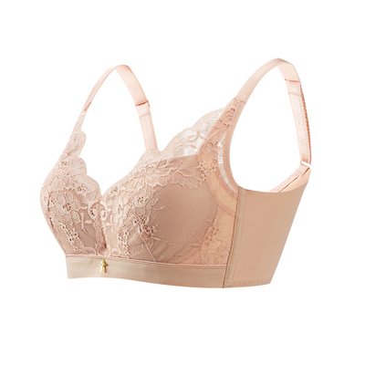 蕾丝上薄下厚软钢圈聚拢