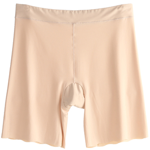 大码安全裤冰丝防走光胖mm200斤内裤二合一无痕不卷边防磨腿夏季