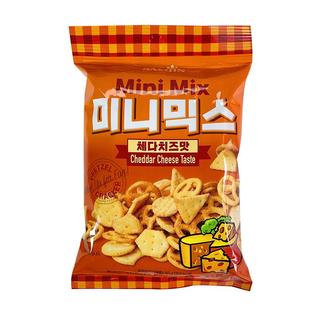 韩国进口SAMJIN什锦饼干切达奶酪味迷你曲奇宿舍零食酥性饼干