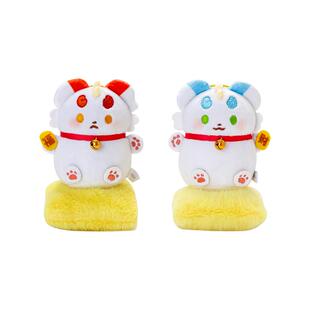 非人哉旗舰店有兽焉招财纳福皮皮哥哥毛绒挂件原创挂饰钥匙扣玩偶