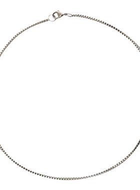 GuangYu高级感简约银色细项链潮