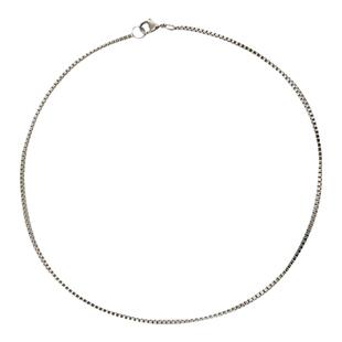 GuangYu高级感银色项链男潮钛钢颈链素链女简约锁骨链细链子百搭