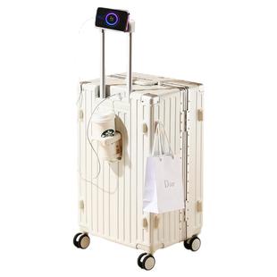 超大容量行李箱30寸28寸加厚结实耐用铝框拉杆箱女旅行箱皮箱子男