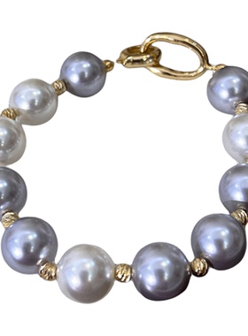 珍珠手链高档仿施家珍珠