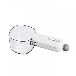 多功能控量防虫舀米勺厨房工具小用品带刻度量杯防异味面粉家用勺